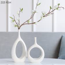 Check out the blue stoneware eclectic decorative vase (set of 2). Nordic Simple Ceramic Stem Flower Vases Hollow Vase Floral Ornaments Home Living Room Countertop Decoration Flower Insert Vases Aliexpress