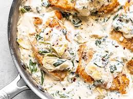White wine, or more to taste. Creamy Spinach Artichoke Chicken Budget Bytes