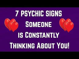 7 Psychic Signs Someone Is Constantly Thinking About You Does He Love Me Youtube In 2020 Does He Love Me Thinking Of You Psychology Says