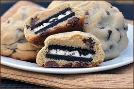 Double Stuffed Oreo Cookies Sandwiched In Between Two Chocolate Chip Cook Oreo Stuffed Chocolate Chip Cookies Cookies Recipes Chocolate Chip Delicious Desserts