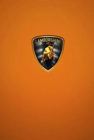 orange lamborghini logo wallpaper