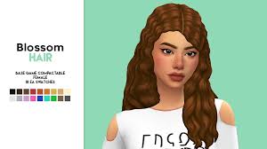 Imvikai Blossom Hair By Vikai It Feels Like Every Cc I Post Now Is A Thank You Gift Haha No But Seriously I Cannot Appreciate Every Single One Of You Alphas
