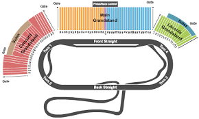New Hampshire Motor Speedway Seating Chart Loudon
