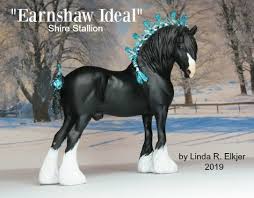 Earnshw Ideal Cm Chips To Shire Stallion X L Elkjer Portrait Of The Real Earnshaw Ideal Animals Horses Horse Sculpture