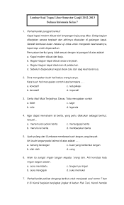 Tugas Libur Semester Ganjil Bin 7