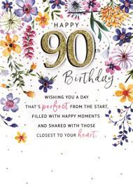I wish your birthday will be packed with so much bliss and adore, as well as fantastic things that are super aunt for the infinite explorations is always energetic for all the ups and downs of life irrespective of 40 years of age. Happy 90th Birthday Greeting Card Cards