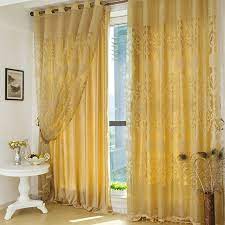 Luxury Polyester Fabric Gold Curtains In Living Room Gold Curtains Living Room Gold Curtains Living Curtains Living