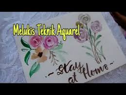 Bunga mawar memiliki banyak varian jenisnya, dan ternyata tanaman bunga mawar merupakan bunga yang banyak disukai oleh banyak orang. Melukis Bunga Aquarel Teknik Youtube
