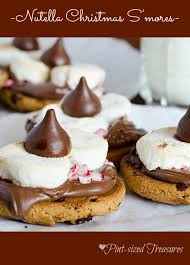 Nutella Christmas Cookies S Mores Nutella Recipes Christmas Baking Holiday Baking