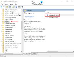 How To Enable Or Disable Screen Edge Swipe In Windows 10 In 2020 Windows 10 Windows Desktop Gadgets