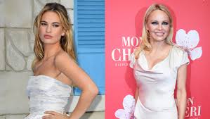 I am so proud to be british, so it really means a lot. Lily James Cast As Pamela Anderson In Series About Her Tommy Lee Hollywood Life