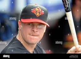 Rochester second baseman Matt Tolbert (4) practices his swing while in the  dugout before the Red Wings faced Syracuse. Washington Nationals pitching  prospect Stephen Strasburg got the win for Syracuse defeated Rochester