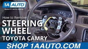How To Replace Steering Wheel 97 01 Toyota Camry Youtube