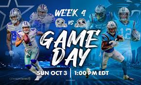 Add url to calendar and subscribe. Panthers Vs Cowboys Week 4 Time Tv Schedule And How To Watch Online
