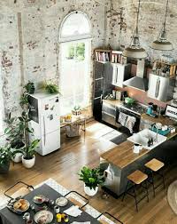 64 Small Modern Industrial Apartment Decoration Ideas Roundecor Industrial Style Kitchen House Design Home Interior Design