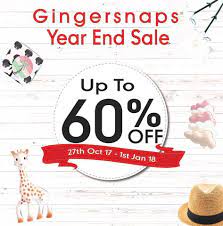 (ended) garuda indonesia flash sales to bali on ga841 & ga840 (ended) singapore airlines: 27 Oct 2017 1 Jan 2018 Gingersnaps Year End Sale Everydayonsales Com