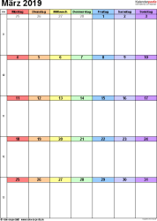 Das freut mich natürlich sehr, wenn ihr so große freude daran habt. Kalender Marz 2019 Als Pdf Vorlagen