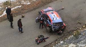 Il rally montecarlo 2020 verrà ricordato non solo per il primo successo di thierry neuvill. Tanak Crashes At Wrc Rally Monte Carlo Hooniverse