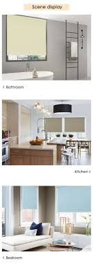 لا حفر ستائر نوافذ تتحرك على بكرة دوارة 38 مللي متر أنبوب مقاوم للماء ستائر معتمة دوارة لغرفة الاستحمام ستائر النوافذ جودة عالية ستائر وظلال ومصاريع Aliexpress