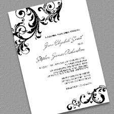 Elegant Wedding Invitation With Swirls Borders Diy Free Download Print At Ho Free Wedding Invitation Templates Elegant Wedding Invitations Elegant Invitations