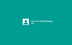 Maybe you would like to learn more about one of these? Cara Mengganti Foto Profil Whatsapp Full Tanpa Terpotong