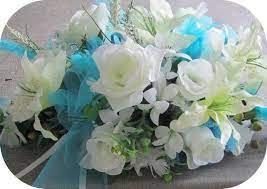 Centre De Table Mariage Turquoise Et Blanc Centre De Table Mariage Mariage Turquoise Deco Mariage Blanc