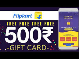 get 500 flipkart gift card free