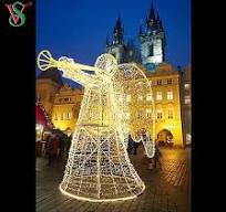 Outdoor Decoration Christmas Light LED 3D Motif Angel ...