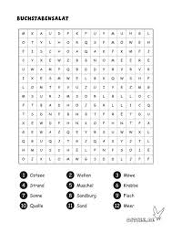 Gratis unterrichtsmaterial für den deutschunterricht daz daf zum download: 42 Buchstabengitter Ideen Worter Suchen Ratsel Lernen Worter