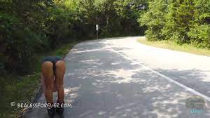 Bitchinbubba topless roller blading