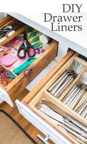 Simply cut with scissors to the desired size, remove the paper backing, and adhere to the shelf or drawer. Drawer Liners Fall Nesting Drawer Liner Diy Drawer Liners Kitchen Drawer Liners