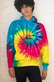 How to tie dye sweatshirt. Rainbow Tie Dye Hoodie Ragstock