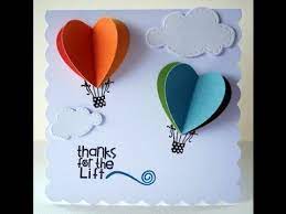 Cut a piece of wrapping paper (green background with red leaf design) 1/4 inch smaller than the front of the card. How To Make A Beautiful Greeting Card Birthday Card Idea 3 Youtube