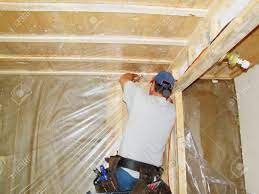A building without an effective moisture management strategy is a recipe for trouble, as inadequate moisture control can create. Construction Concept Man Stapling Plastic Vapor Barrier To Isolate Stock Photo Picture And Royalty Free Image Image 13135366