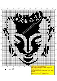 Tete De Bouddha Penchee Cross Stitch Love Crochet Cross Cross Stitch Charts