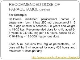 Children weighing more than 33kg. Paracetamol Information Ppt