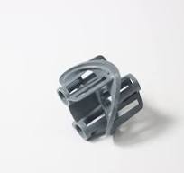 Plastic Haier Heilex Ring Crown-Type Raschig Ring for Chemical Tower Random  Packing