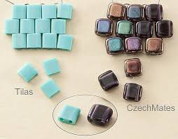 miyuki tila two hole tile beads