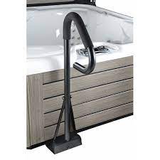 This will make it easy to get a handhold on either end of the rail without jamming one's fingers into the post. Every Hot Tub Needs A Safety Rail Olympic Hot Tub
