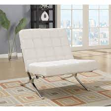 Global Furniture Usa Natalie Accent Chair U6293 Wh Ch M White Chair Global Furniture Usa Global Furniture