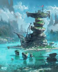 Solace Andrew Porter Fantasy Art Landscapes Fantasy Landscape Fantasy Concept Art