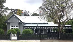 Black And Grey Houses Dark Grey Edwardian Nearly Black Fence Weatherboard House House Colors Dark Gray Paint Colors