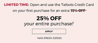 Start studying talbots credit card. 20 Just For You Talbots Email Archive