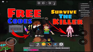 Survive the killer codes (expired) the following list is of codes that used to be in the game, but they are no longer available for use. Pin On Roblox