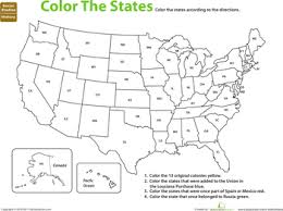 Lessons are typically taught over a two day span.google drive access links are available in the pdf download on the google dri U S Expansion Color By History Worksheet Education Com Geography Worksheets Us Map Printable Map Worksheets
