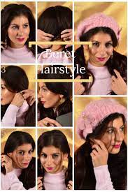 Hairstyle With Beret Beret Hairstyle How To Rock New Hairstyle With Beeret Winter Hat Hairstyles Beanie Hairstyles Hair Styles