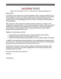 Start with an attention grabbing introduction. Branch Manager Trainee Cover Letter Examples Livecareer