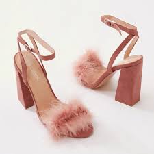 Public Desire Heels Feather Heels Faux Shoes