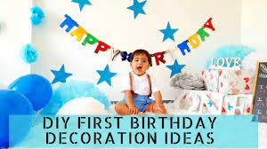 There are so many popular boy 1st birthday party themes out there which can make it quite challenging picking out the best one. Easy Diy First Birthday Photoshoot Party Decorations At Home New Ideas 2019 Youtube