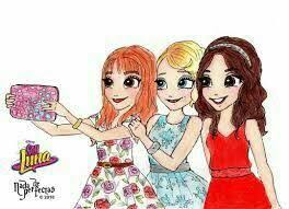 Soy Luna Ambar Delfi Y Jasmin Dibujos De La Luna Dibujar Caricaturas Dibujos Para Ninos